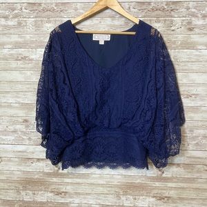 Gorgeous Beyond Vintage Lined Lace Top